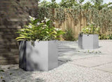 Garden Planter 2 pcs Hexagon 46x40x45 cm Galvanized Steel 851119