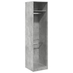 Wardrobe Concrete Grey 50x50x200 cm Engineered Wood 3307786