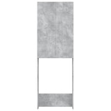 Washing Machine Cabinet Concrete Grey 64x25.5x190 cm 808417