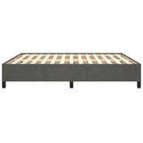 ZNTS Bed Frame without Mattress Dark Grey Super King Velvet 349885