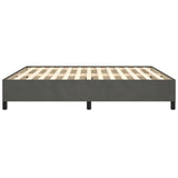 Bed Frame without Mattress Dark Grey Super King Velvet 349885