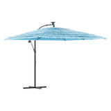 Garden Parasol with Steel Pole Blue 290x290x238 cm 4005083