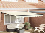 Awning Frame Cream 300 x 250 cm Polyester with PU coating 3329919