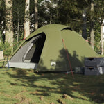 ZNTS Camping Tent Dome 3-Person Olive Green Waterproof 4009615