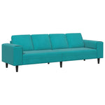 Sofa Set Turquoise Velvet 3335099