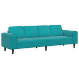 Sofa Set Turquoise Velvet 3335099