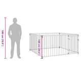 144489 Outdoor Dog Kennel 200x200x100 cm