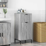 Bathroom Cabinet with Drawer Grey Sonoma 39.5 x 36 x 88 cm 883400
