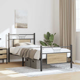 Bed Frame without Mattress Sonoma Oak 90x190 cm Single Engineered Wood 4106802