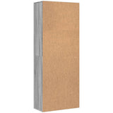 Highboard Grey Sonoma 70x35x180 cm Engineered Wood 3276663