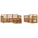 Sofa Sets 6 pcs Solid Acacia Wood 3384025