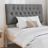 Upholstered Headboard Dark Grey 100 cm Solid Pine Wood 879355
