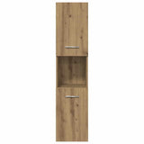 5 Piece Bathroom Furniture Set Artisan Oak Engineered Wood 3328914