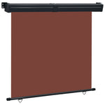 ZNTS Balcony Side Awning 175x250 cm Brown 48441