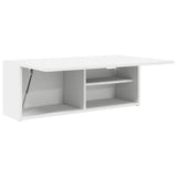 Bathroom Wall Cabinet White 80x25x30 cm Engineered Wood 860076