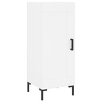 Highboard White 34.5x34x180 cm Engineered Wood 3199105