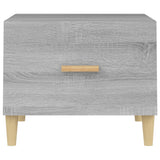 Coffee Tables 2 pcs Grey Sonoma 50x50x40 cm Engineered Wood 817534