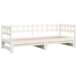 Pull-out Day Bed without Mattress White 2x cm 820777