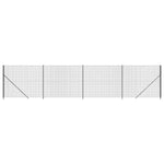 Wire Mesh Fence with Flange Anthracite 2x10 m 154294