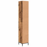 Bathroom Cabinet with Drawer Old Wood 31.5 x 33 x 190 cm 883412