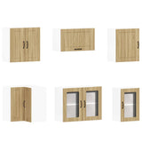 11 Piece Kitchen Cabinet Set Lucca Sonoma Oak Engineered Wood 3314924