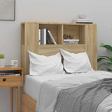 Headboard Cabinet Sonoma oak Engineered wood Medium Bed Headboard 811910