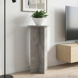 Plant Stand 2 pcs Concrete Grey 40 x 40 x 80 cm Engineered Wood 899702