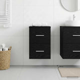 Bathroom Cabinet In-between Black Oak 30 x 44.5 x 50 cm 890375