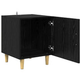 Bedside Cabinet 2 pcs Black Oak 40 x 40 x 50 cm Engineered Wood 880606