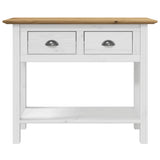 Console Table BODO Brown 90x34.5x73 cm Solid Wood Pine 355072
