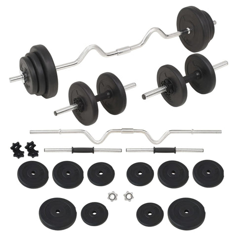 ZNTS Barbell and Dumbbell Set 30 kg 91401