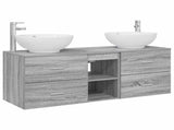 Bathroom Furniture Set 3 pcs Grey Sonoma 49.5 x 44.5 x 65 cm 3405904