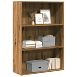 Bookcase Artisian Oak 80x30x114 cm Engineered Wood 857939