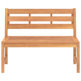 316634 Garden Bench 114 cm Solid Teak Wood