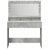 Dressing Table Concrete Grey 100 x 41 x 135 cm Engineered Wood 865103