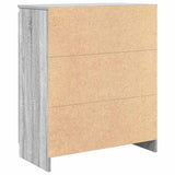 Sideboard with Drawers Grey Sonoma 71x35x84 cm Engineered Wood 861585