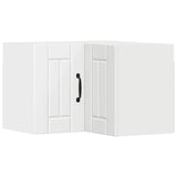 Wall Corner Cabinet LUCCA White 57 x 57 x 40 cm Engineered Wood 884955