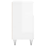 Sideboards 2 pcs High Gloss White Engineered Wood 3190127