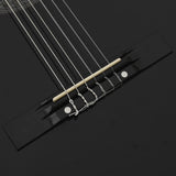 Classical Guitar for Beginner Black 4/4 39" Basswood 70110