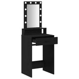 Dressing Table Black 50 x 41 x 140 cm Engineered Wood 865155