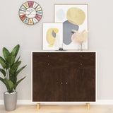 Furniture Film Set of 2 Dark oak PVC 500x90 cm 3059648
