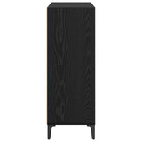 Sideboard Black Oak 69.5 x 32.5 x 90 cm Engineered Wood 880712