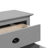 Hallway Cabinet BODO Grey 80x35x90 cm 4016868