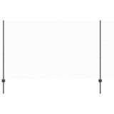 Welded Wire Fence 50 x 1.4 m PVC-Coated Steel Grey Mesh 3336902