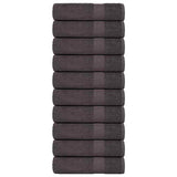 Hand Towels "FROGN" 10 pcs Anthracite 50x100 cm 360 gsm 136683