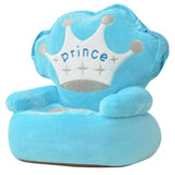 ZNTS Plush Children's Chair Prince Blue 80157