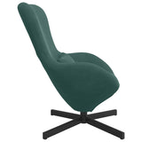 Egg Chair Dark Green 63 x 73 x 90 cm Velvet 42002758