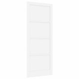 Interior Door White 93 x 232 cm Plywood 42052403