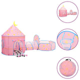Children Play Tent with 250 Balls Pink 301x120x128 cm 3107738