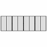 Dog Gate 4 pcs Black 60 x 80 cm Galvanised Steel 892015